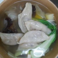 Handmade dumpling soup at Vege Pot 素砂煲 in Central Singapore