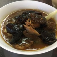 monkey head mushroom stew- very nice  at Vege Pot 素砂煲 in Central Singapore