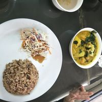 mani vege curry  at Vege Pot 素砂煲 in Central Singapore