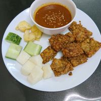 Best tempeh ever!  at Vege Pot 素砂煲 in Central Singapore