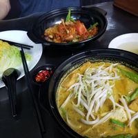 Curry noodle was so nice! at Vege Pot 素砂煲 in Central Singapore