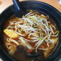 Tomato ramen at Vege Pot 素砂煲 in Central Singapore