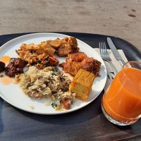 Vegan buffet at Noordoever in Leuven