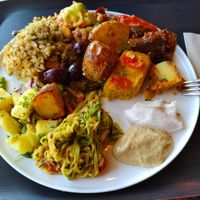 A bit of everything (I took 50% home haha) at Noordoever in Leuven