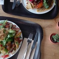 Vegan food at Noordoever in Leuven