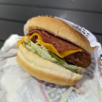 Stinger burger 🍔 at Lord of the Fries - Flinders Street in Melbourne