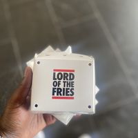 Box  at Lord of the Fries - Flinders Street in Melbourne