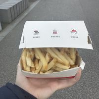 Shoestrings fries nice and hot😈 at Lord of the Fries - Flinders Street in Melbourne