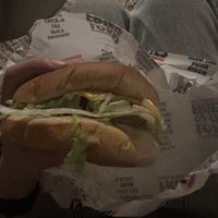 Original burger hits the spot  at Lord of the Fries - Flinders Street in Melbourne