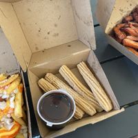 churros!  at Lord of the Fries - Flinders Street in Melbourne