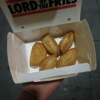 apple bites at Lord of the Fries - Flinders Street in Melbourne