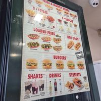 New, heavily reduced menu. The chips are now just McCain's chips at Lord of the Fries - Flinders Street in Melbourne