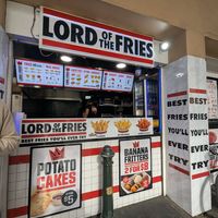 Outside area at Lord of the Fries - Flinders Street in Melbourne