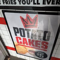 Menu at Lord of the Fries - Flinders Street in Melbourne