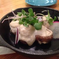 Stuffed mushrooms at Grasshopper - Dundas St in Toronto