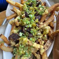 Nacho cheez fries at Oak House in Newmarket