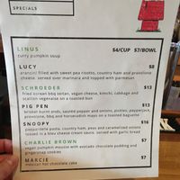 These specials.. game changers! (Good thing they were out of the seitan wings”! at Oak House in Newmarket