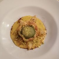 Apple dessert at Vitto Pitagorico in Naples