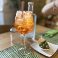 Aperol Spritz  at Vitto Pitagorico in Naples