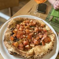 Bruschetta Pizza  at Vitto Pitagorico in Naples