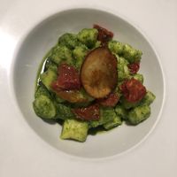 Gnocchis sauce roquette   at Vitto Pitagorico in Naples