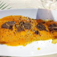 Very good squash ravioli at Vitto Pitagorico in Naples
