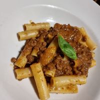 Pasta dish at Vitto Pitagorico in Naples