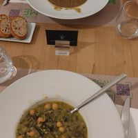 Zuppa di lenticchie e di ceci con scarola at Vitto Pitagorico in Naples