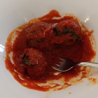 Polpette at Vitto Pitagorico in Naples