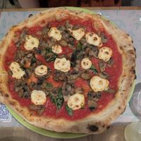 Funghi Rosso at Vitto Pitagorico in Naples