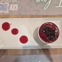 Panna cotta & frutti die bosco at Vitto Pitagorico in Naples