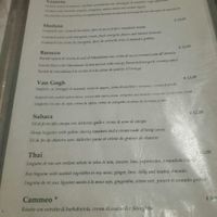 Pasta menu at Vitto Pitagorico in Naples