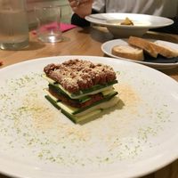 raw lasagna  at Vitto Pitagorico in Naples