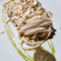 Van Gogh pasta at Vitto Pitagorico in Naples