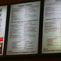 vegetarian menu with some vegan options at Dakshin in Kirkland