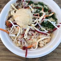 Mediterranean Bowl is soooo yummy at Della Bowls in Miami