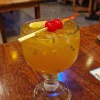 Passion Fruit Kombucha at Los Amigos in Flores