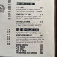 Vegan avocado pie  at Los Amigos in Flores