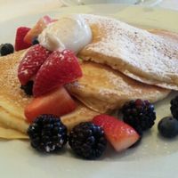 Vegan pancakes at Wynn Hotel - Tableau in Las Vegas