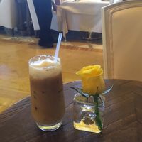 iced soy latte at Wynn Hotel - Tableau in Las Vegas