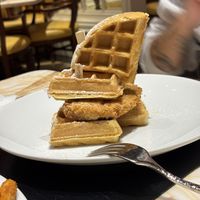 Chicken and waffles   at Wynn Hotel - Tableau in Las Vegas