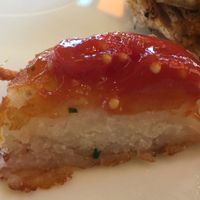 This photo is just to show the wonderful homemade ketchup they serve with the Tableau potatoes. at Wynn Hotel - Tableau in Las Vegas