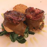 Tofu Benedict at Wynn Hotel - Tableau in Las Vegas