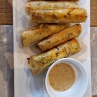 Fried Springrolls- big portion at Buddha Belly in Cat Ba