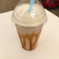 Caramel milkshake  at Petit Cafe Frozen Yogurt in Mallorca