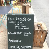 Signboard  at Petit Cafe Frozen Yogurt in Mallorca