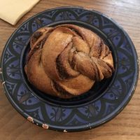 Cinnamon roll  at Ou Bien Encore in Geneva