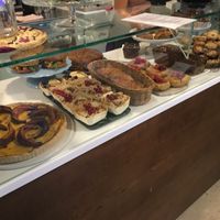 Ou Bien Encore coffee shop counter at Ou Bien Encore in Geneva