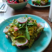Tartine avocat tofu brouillé at Ou Bien Encore in Geneva