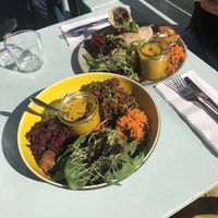 Wrap and bowl at Ou Bien Encore in Geneva